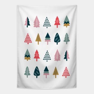 Christmas Trees (Arctic) Tapestry