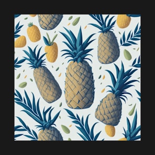 Pineapple Summer Pattern fruit pattern lover T-Shirt