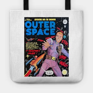 Vintage 'Outer Space' Comic Tote