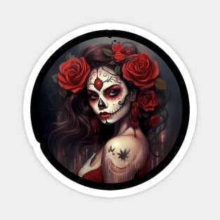 Sugar Skull Girl Magnet