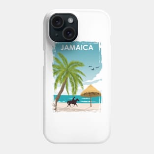 Jamaica Travel Poster Phone Case