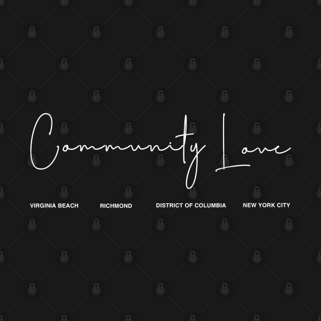 Community Love Cursive Script - 20 Available Colorways by Nick Ford design school