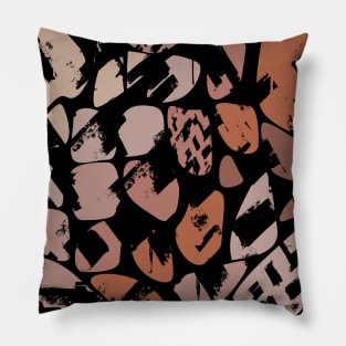 Modern abstract terrazzo like digital image Pillow