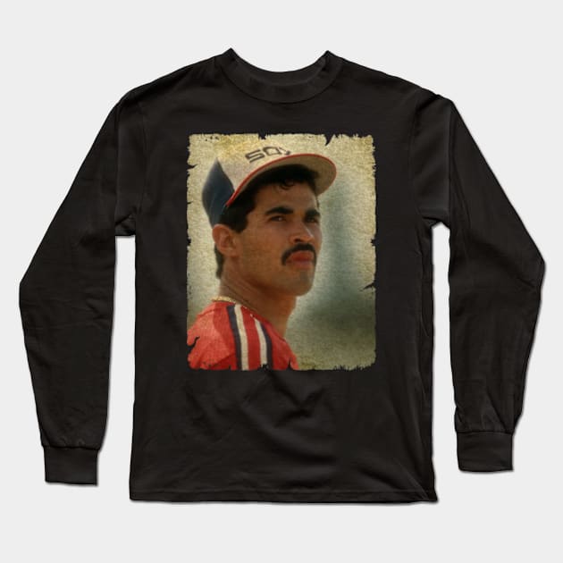 Dealova Ozzie Guillen - Chicago White Sox, 1985 Long Sleeve T-Shirt