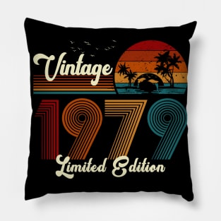 Vintage 1979 Shirt Limited Edition 41st Birthday Gift Pillow