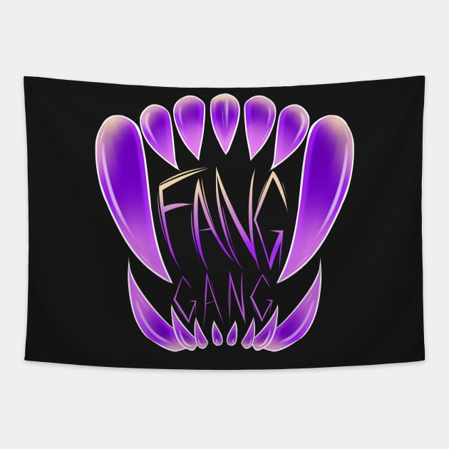 Fang Gang Tapestry by Monabysss