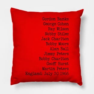 England World Cup Winners 1966 Pillow