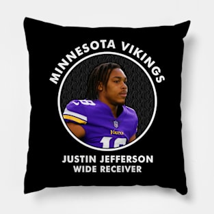 JUSTIN JEFFERSON - WR - MINNESOTA VIKINGS Pillow