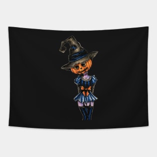 Pumpkin doll Tapestry