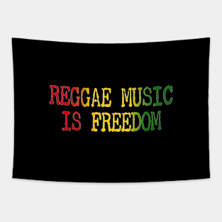 Reggae Music Is Freedom Tapestry