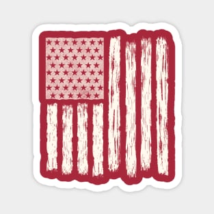 Distressed American Flag Magnet