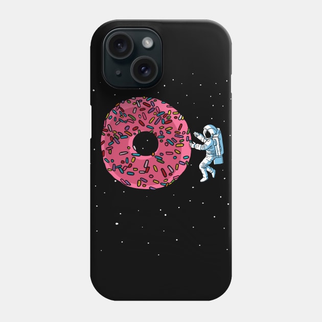 Astronaut Donut Phone Case by albertocubatas