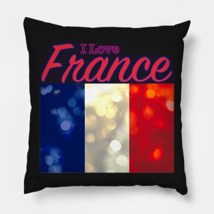 I Love France Pillow