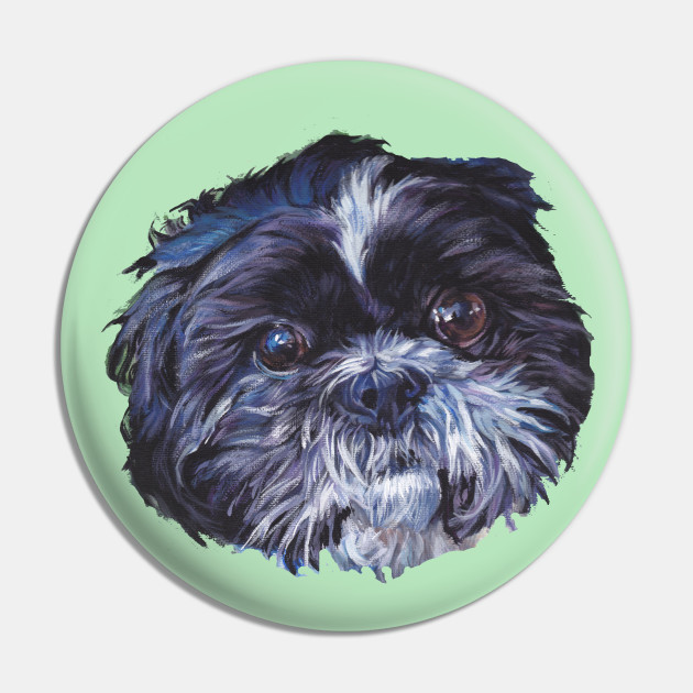 Shih Tzu Fine Art Painting Shih Tzu Pin Teepublic
