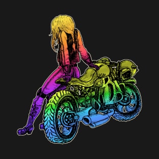 Neon Motorcycle T-Shirt