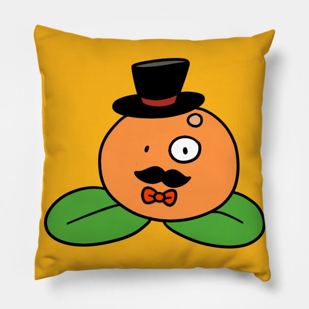 Fancy Orange Pillow by saradaboru