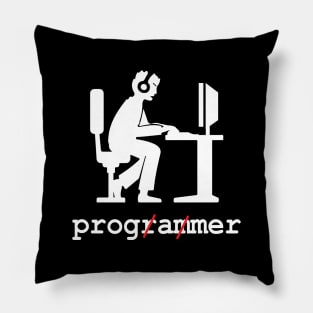 Programmer by Day, Gamer by Night Pillow