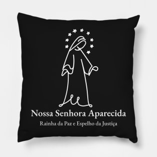 Our Lady of Aparecida (Nossa Senhora da Conceição Aparecida) 9W Pillow