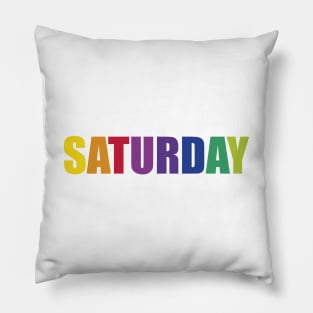 Saturday Pillow