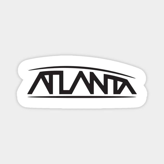 Atlanta Minimal Logo Shirt – ATL Streetwear City Tee Magnet by JSNDMPSY
