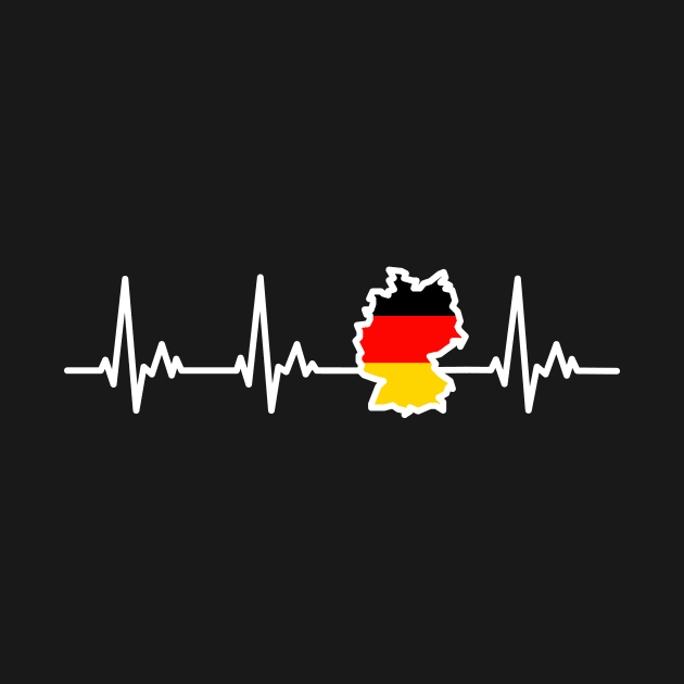 German Flag My Heart Beats for Germany by samshirts