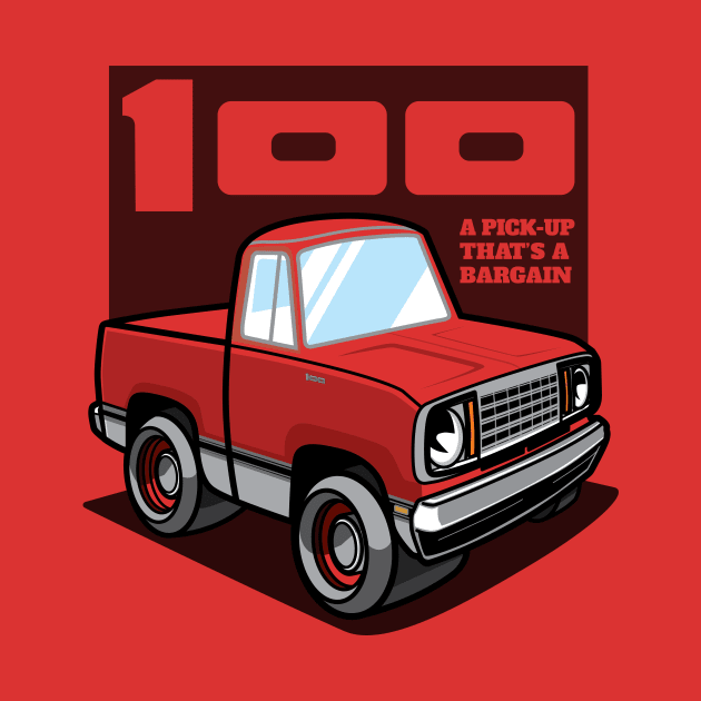 Bright Red - D-100 (1978 - White-Based) by jepegdesign