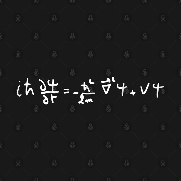 Schrodinger equation handwritten, quantum mechanics and physics by NoetherSym