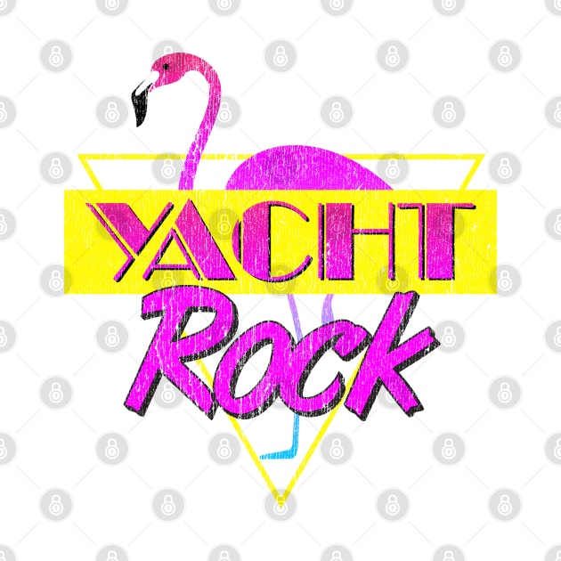 Yacht Rock Party Boat Drinking Stuff 80s Faded by Vector Deluxe