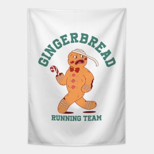 GINGERBREAD RUNNING TEAM Tapestry