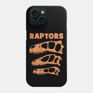 Raptors Utahraptor Deinonychus Velociraptor Phone Case