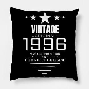 Vintage 1996 - Birthday Gift Pillow