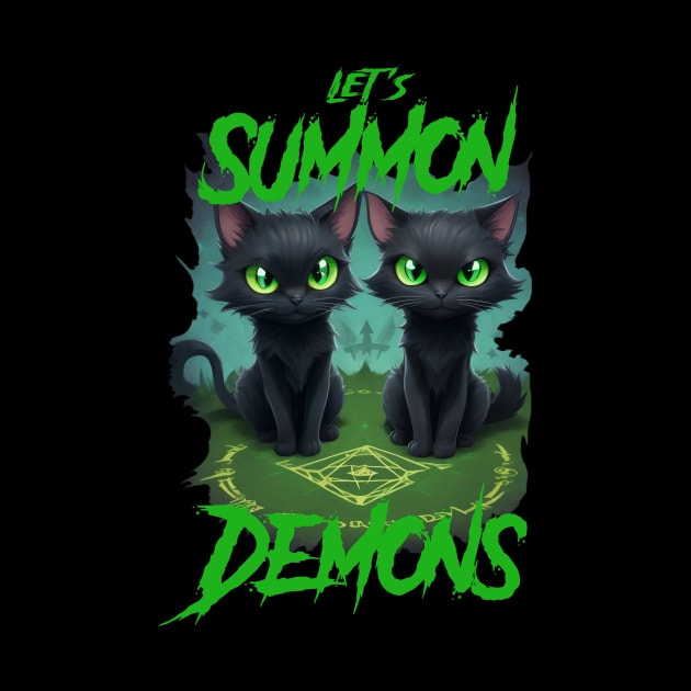 Let's Summon Demons - Evil Black Cats Edition 2 by SergioCoelho_Arts