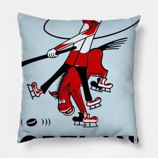 Throwback Portland Buckaroos Hockey Pillow