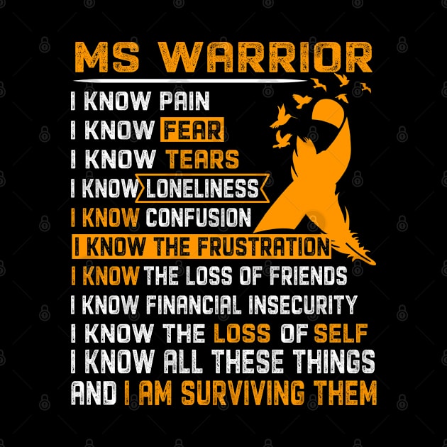 MS Awareness Support MS Warrior Gifts by ThePassion99