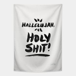 Hallelujah, Holy Shit! White Tapestry