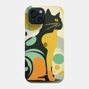 Modern Cat Art Concept Phone Case