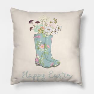 Happy Easter 2021 - Easter Day - Whimsical Art Pillow