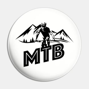 Mountain Biking Pin