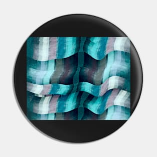 Waves Abstract Modern Art Pin