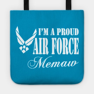 Best Gift for Grandmother - I am a Proud Air Force Memaw Tote