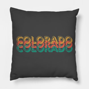 Retro Colorado Pillow