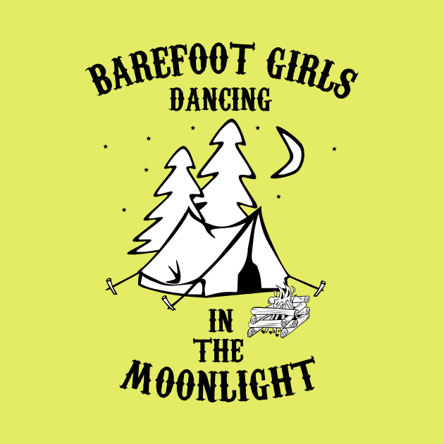 Barefoot Girls Dancing In The Moonlight by iamurkat