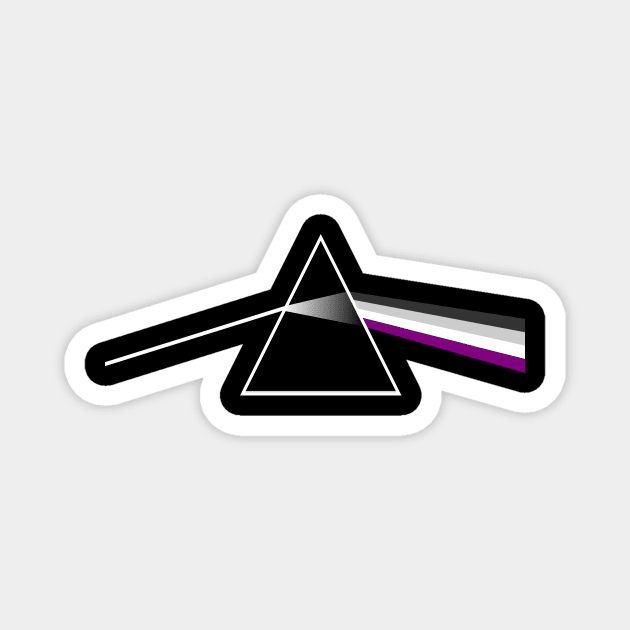 Asexual Pride Prism Magnet by Reynard