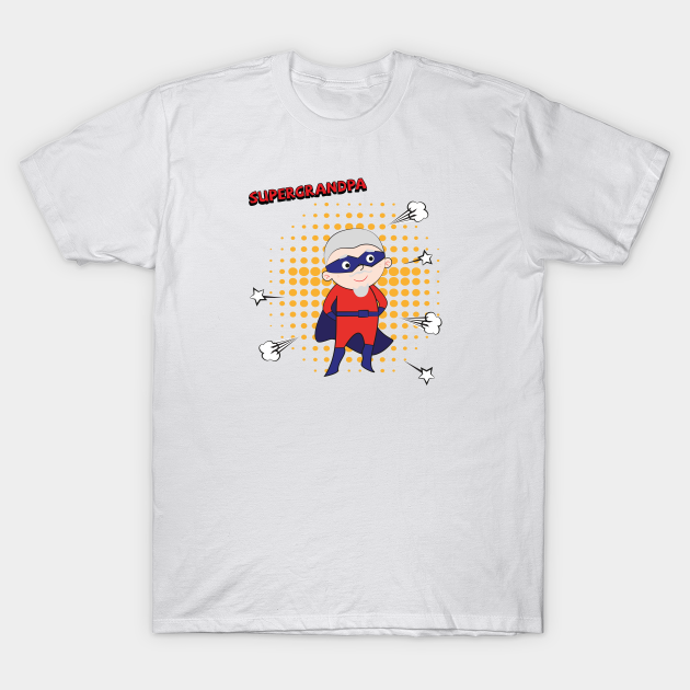 Discover Super grandpa 4 - Grandpa - T-Shirt