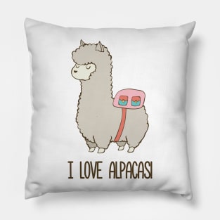 I Love Alpacas! Pillow