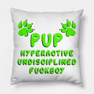 PUP - DEFINED GREEN Pillow