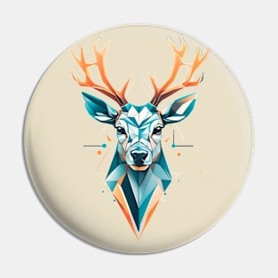 Polygonal deer Pin