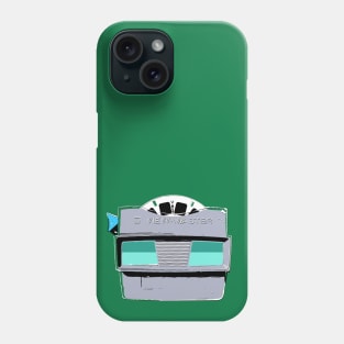 View-Master in Soft Gray and Seafoam Green Phone Case