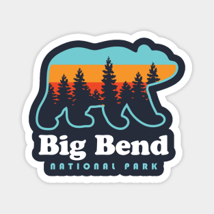 Big Bend National Park Camping Bear Texas Magnet