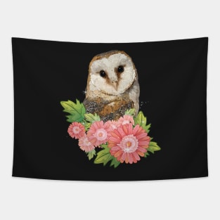 Barn owl Tapestry